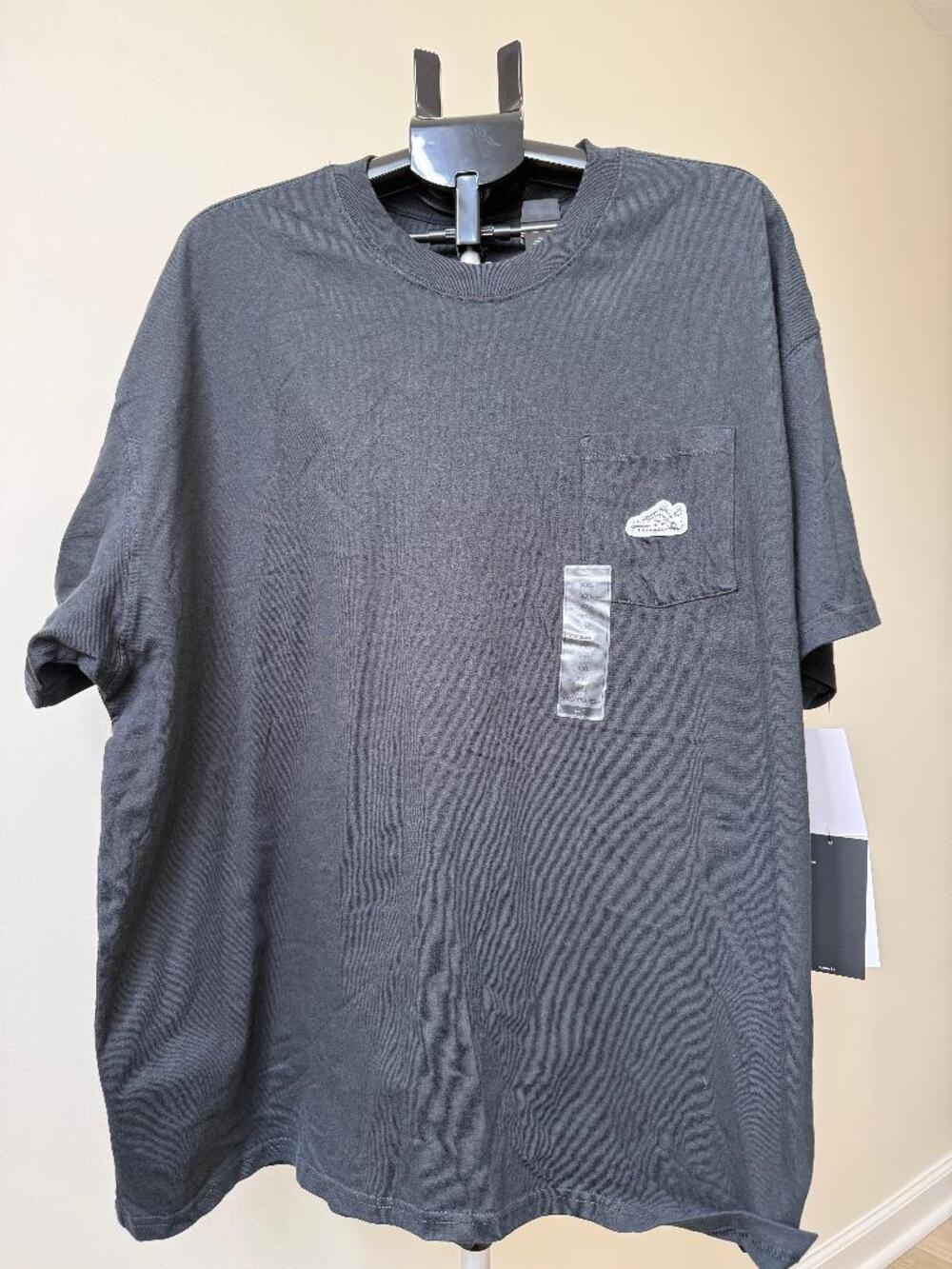 The Nike Tee Loose fit Men's size XXL Black tee shirt Nike Air Force 1 patch